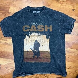 Johnny Cash Black Graphic Tee